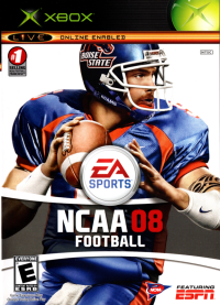 NCAA Football 08 Xbox  box art